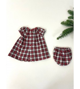 Conjunto Mini vestido escocés